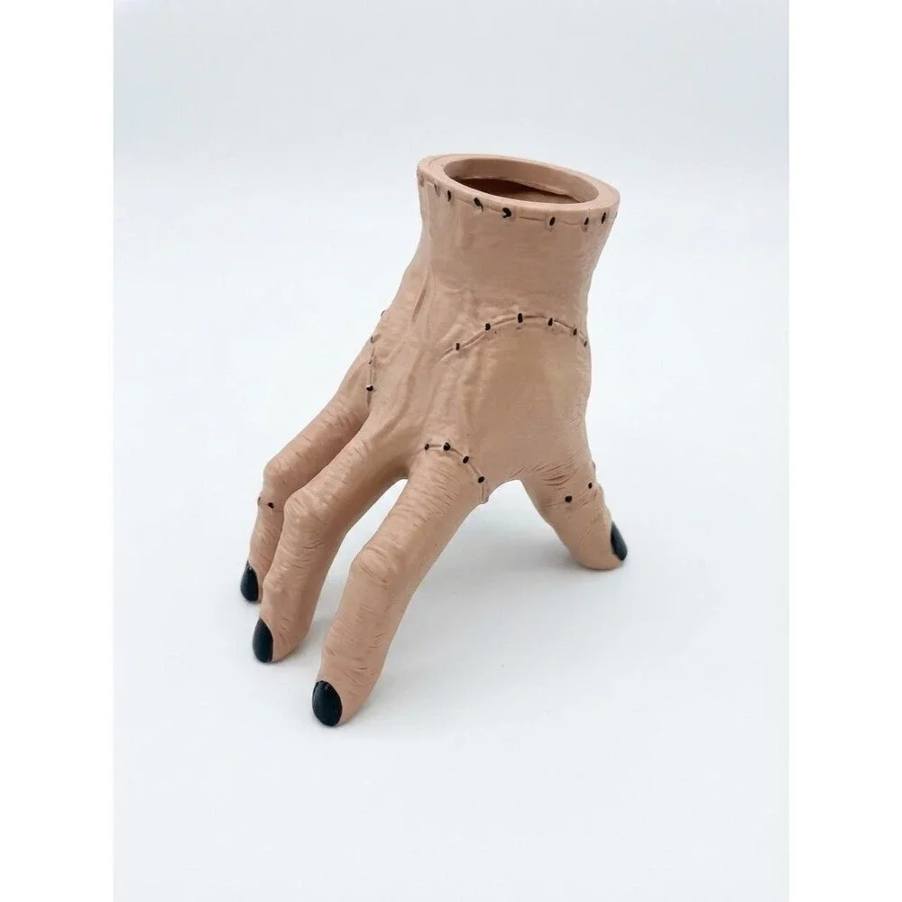 Wednesday Addams Thing Hand Succulent Planter Desk Vase Pencil Holder Halloween